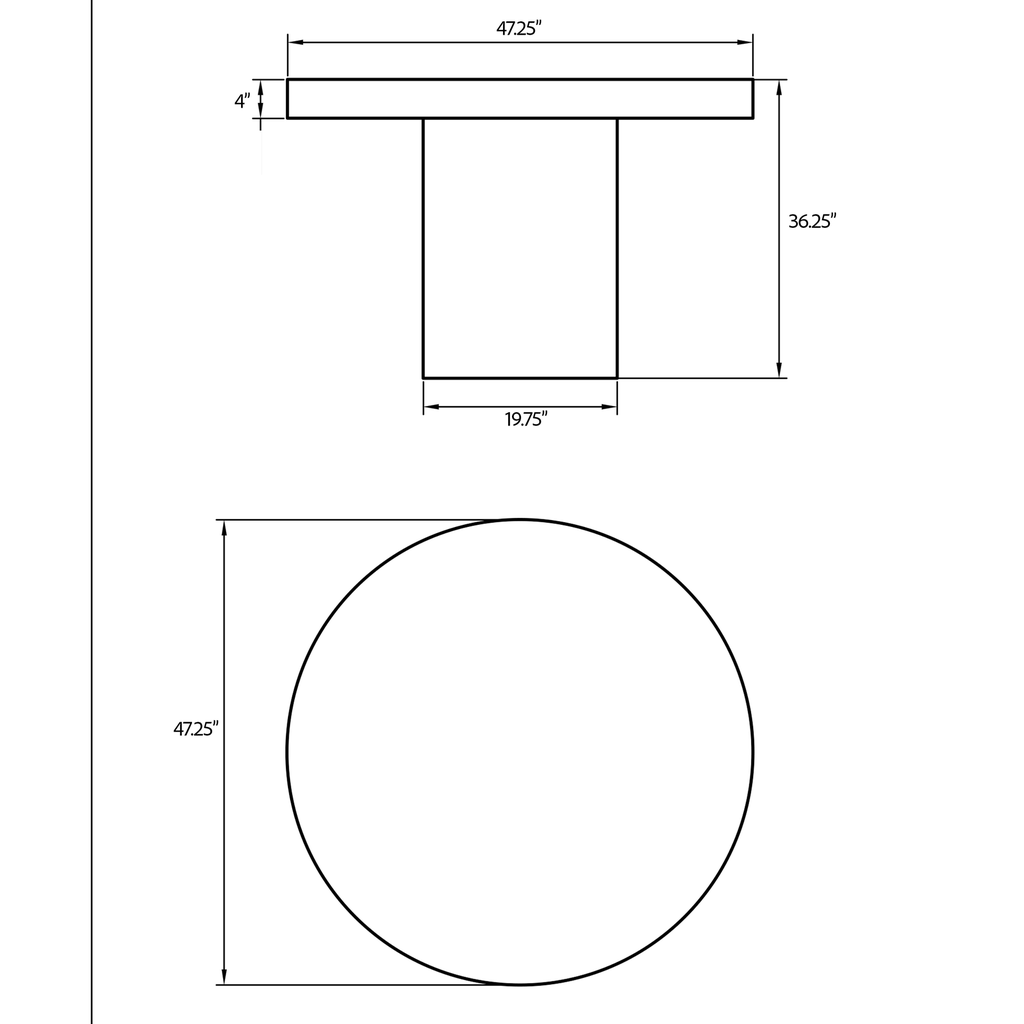 Circa Table - Counter Height