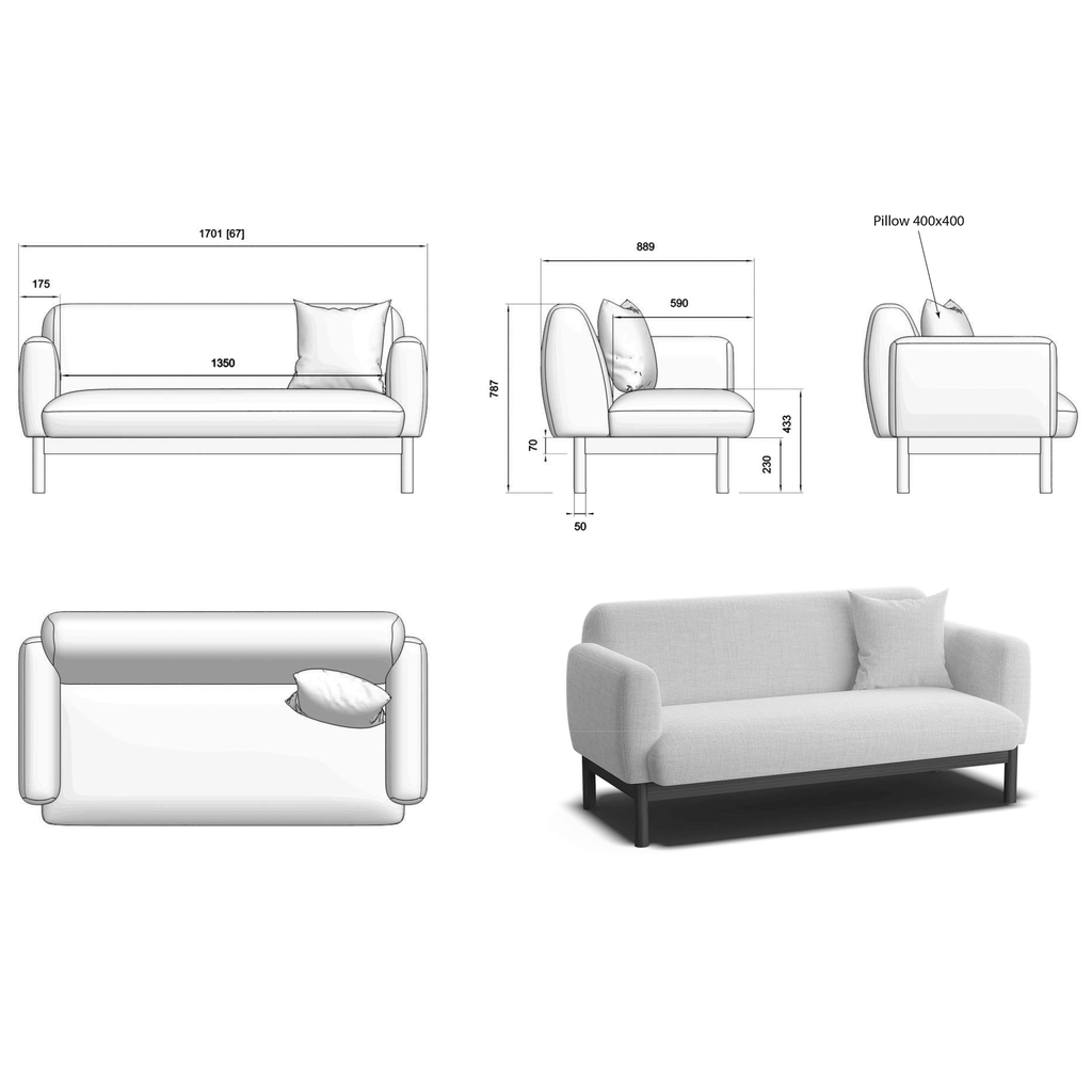 Tulum Loveseat