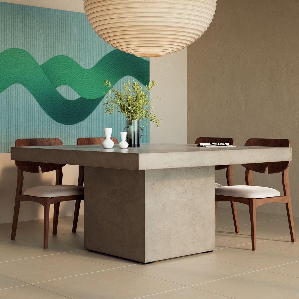 Una 59" Square Table - Dining Height