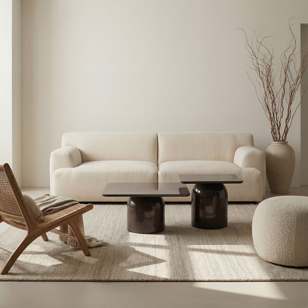 Alessia Enamel Coffee Table (16.5"h)