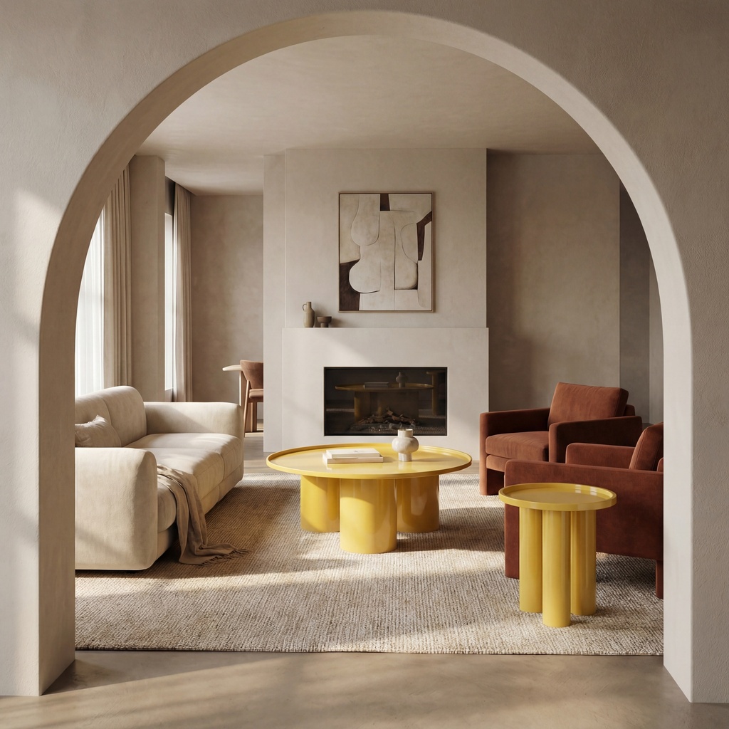 Sofia Enamel End Table