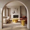 Sofia Enamel End Table