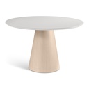 Mona Round Dining Table - Glass Top