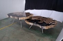 Lastra Coffee Table - Natural Dark (Set of 2)