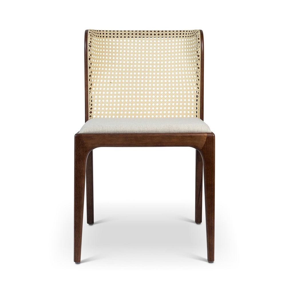 [BSM-208081-02] Eloa Cane Side Chair (Medley Ivory, Nogal, Natural)