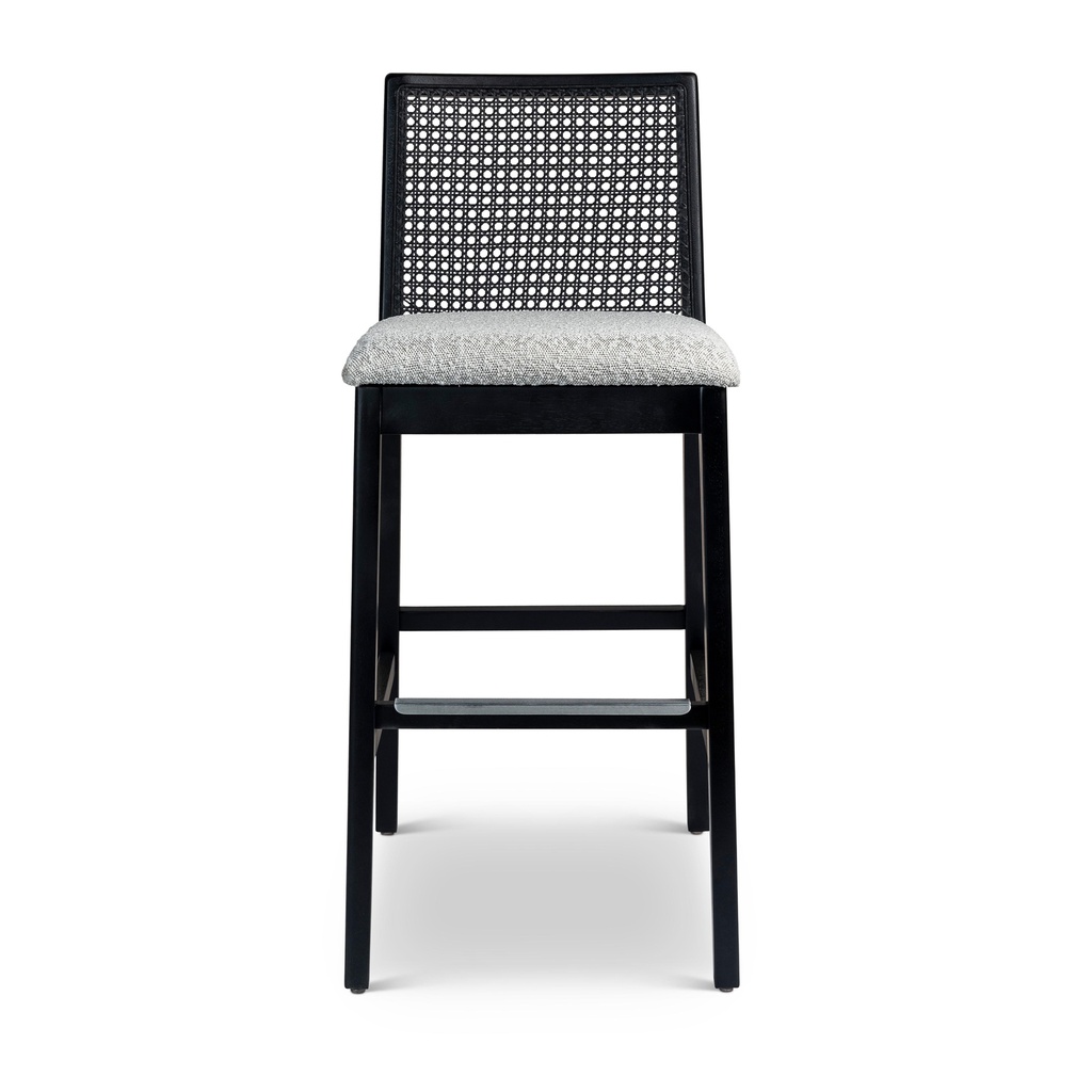 [BSM-218297-06] Nardia Cane Bar Stool (Crafted Glaze, Ebano, Ebano)
