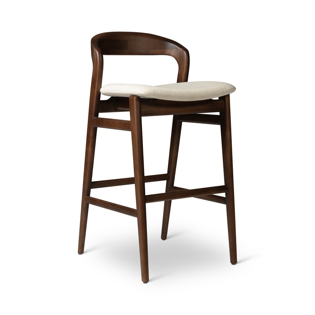 [BSM-226890-06] Velma Counter Stool (Medley Ivory, Nogal)