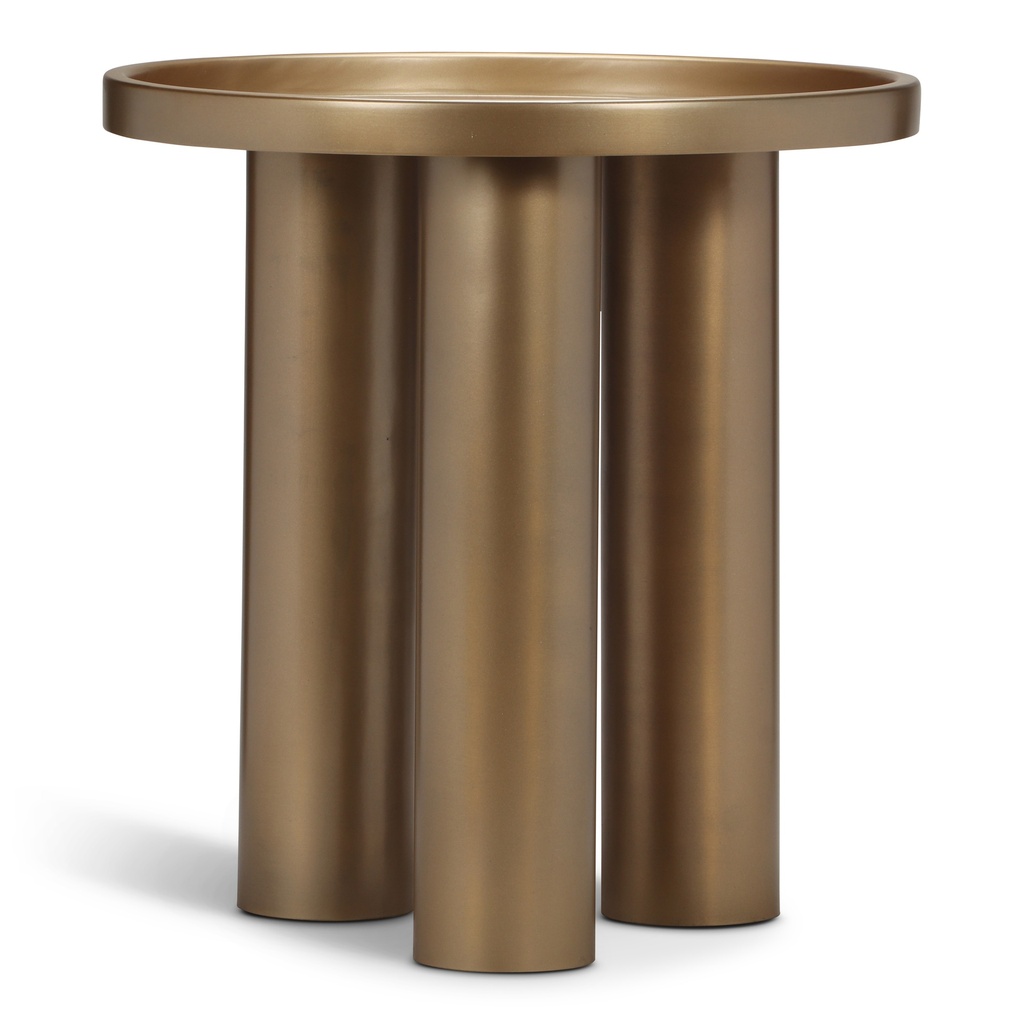 [ISN-F076B-IB] Sofia Industrial End Table (Industrial Brass)