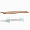 Brooks Dining Table - Glass Base