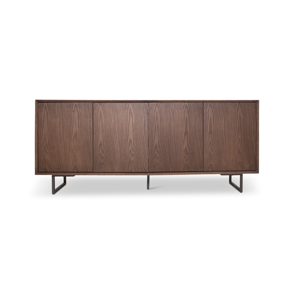 [BSM-235196-08] Quadrum Wood Buffet (Nogal)
