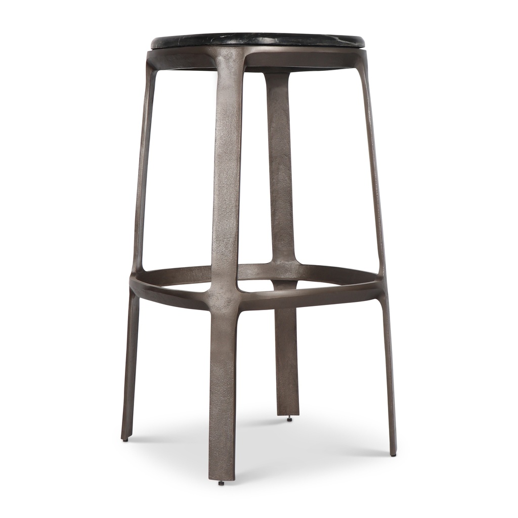 [IMH-11791-01] Alfie Bar Stool (Fantasy Black/Bronze)