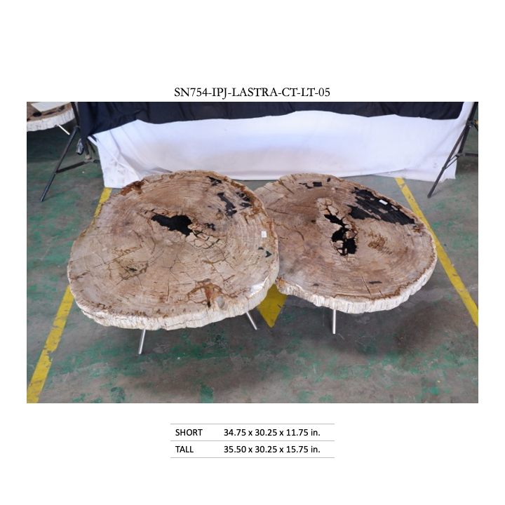 Lastra Coffee Table - Natural Light (Set of 2)
