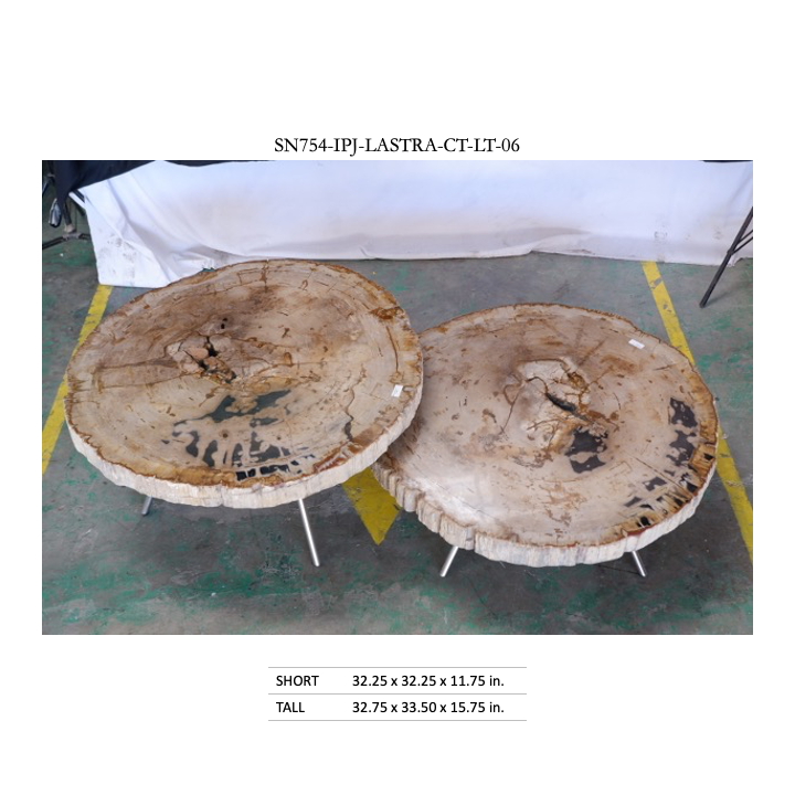 Lastra Coffee Table - Natural Light (Set of 2)