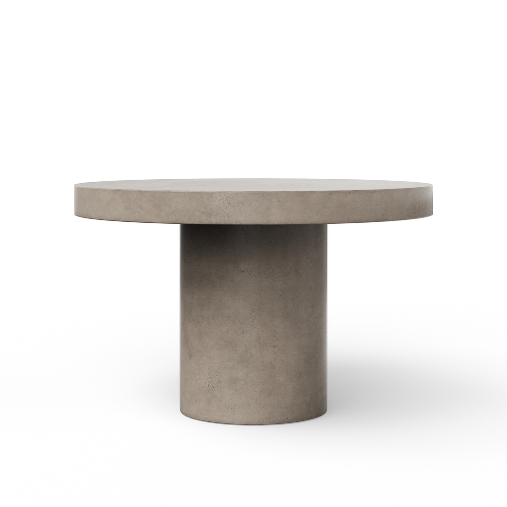 [VGS-CIRCA-DT-4] Circa Table - Dining Height (Dark Grey, 47.25"D x 30.25"H)