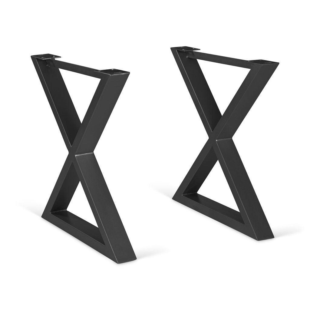 [IL-XDT-B-BLK] X Dining Table Base (Set of 2) (Black)