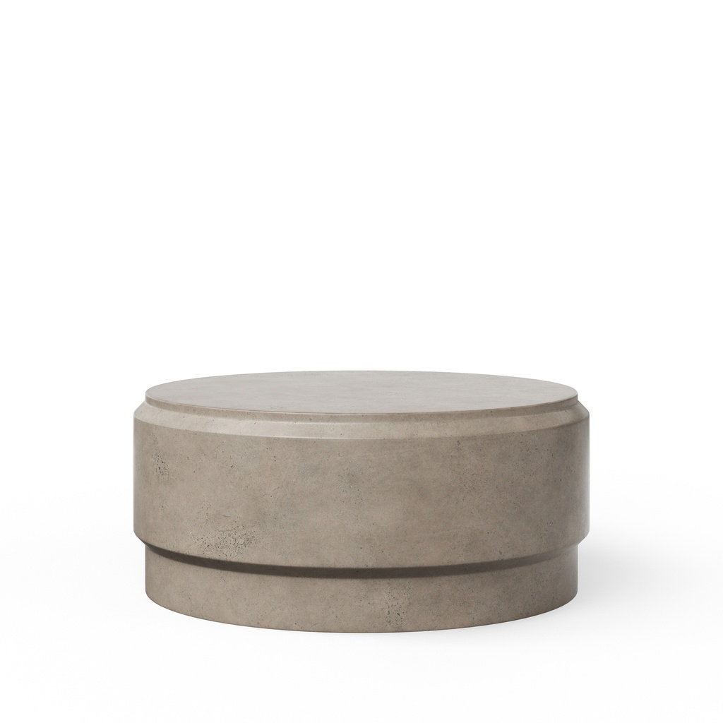 [VGS-BARR-CT-39] Barrel 39" Coffee Table (Dark Grey)